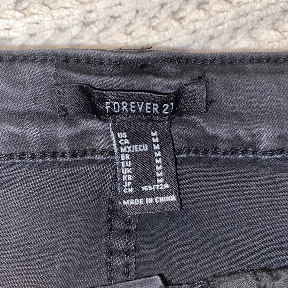 Black Studded Jean Mini Skirt - Picture 4 of 4